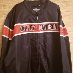 Big Mens Harley Riding Jacket